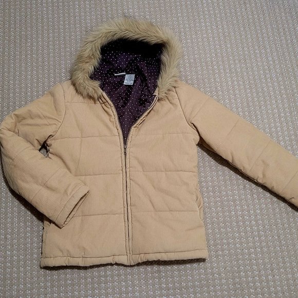 Ladies' "Roxy" Corduroy Winter Coat (Size M) - Picture 1 of 3